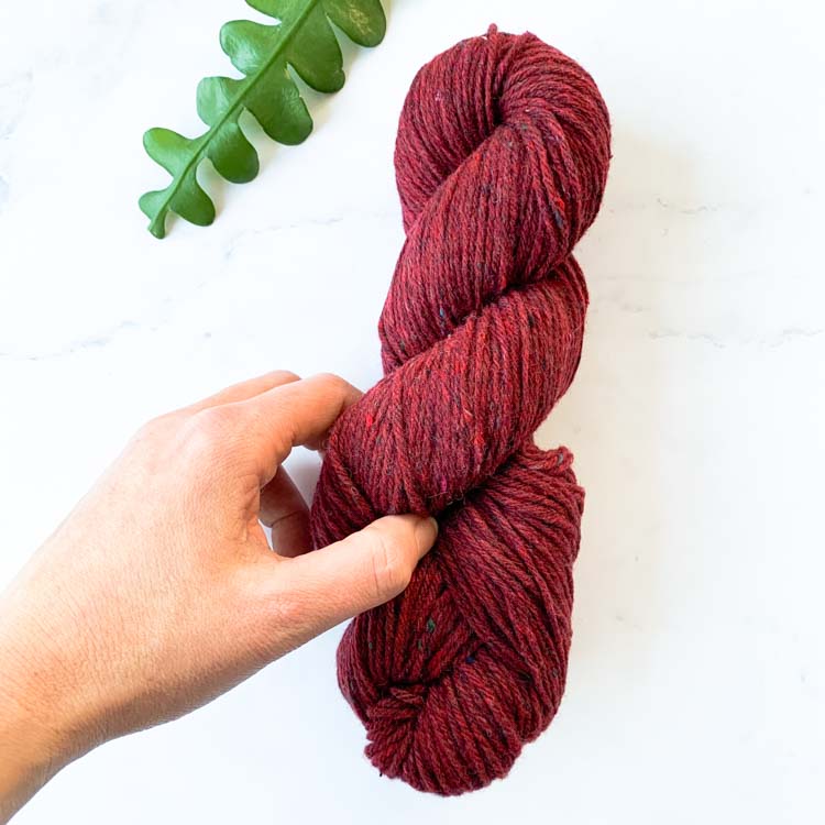 relove wool kersenmix kleur 09 post consumer gerecyclede garen