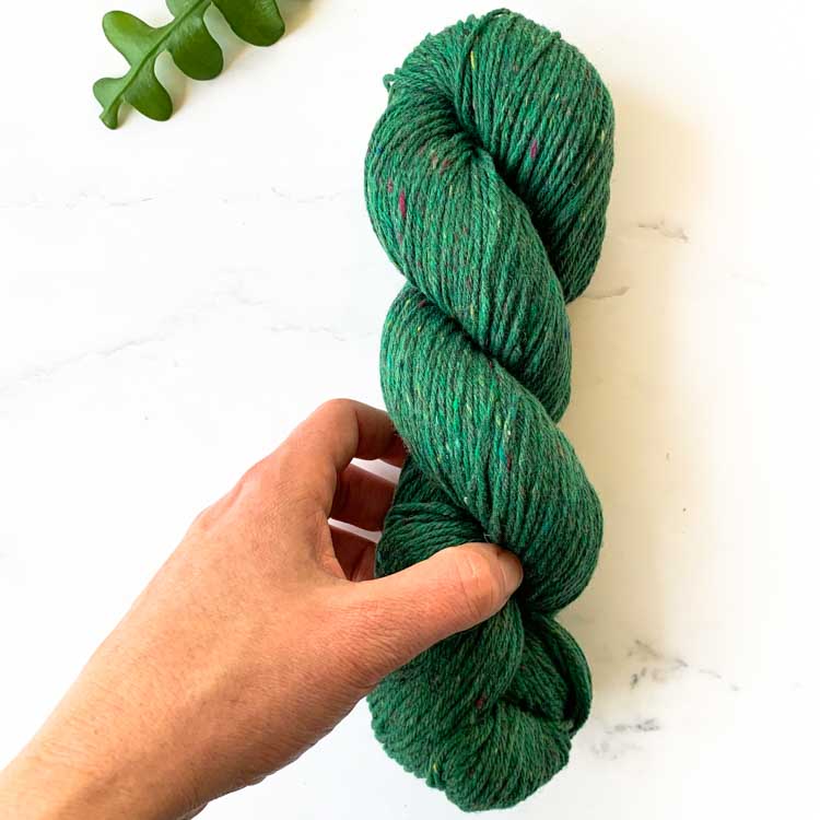 relove wool emerald gerecyclede garen kleur 11