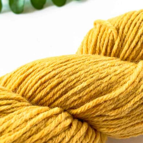 relove wool goudgeel gerecyclede garen kleur 06