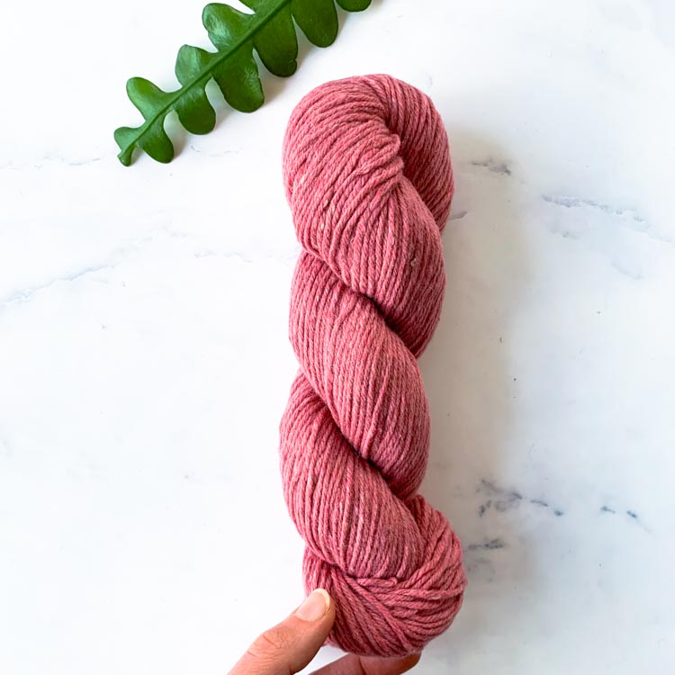 relove wool roze gerecyclede garen kleur 08