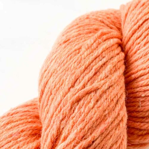 relove wool zacht oranje gerecyclede garen kleur 04