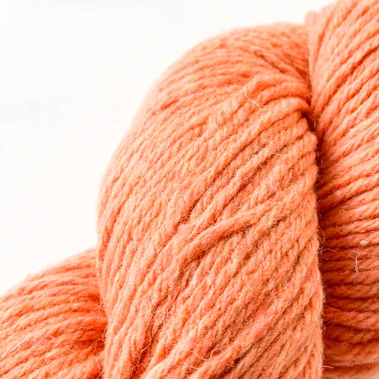 relove wool zacht oranje gerecyclede garen kleur 04