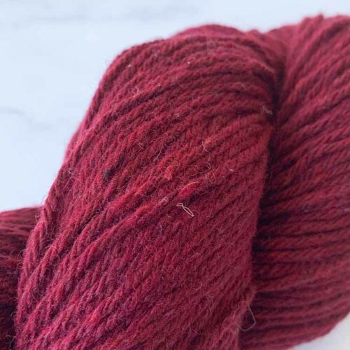 relove wool wijnrode gerecyclede wol garen