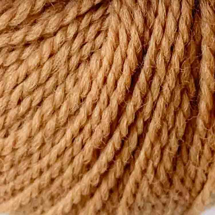 Lanita camel ecological wool