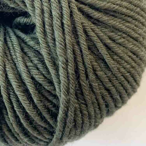 Gordita reed green ecological wool