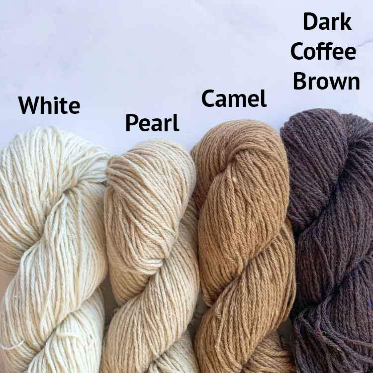 relove wool kleuren bruine tinten