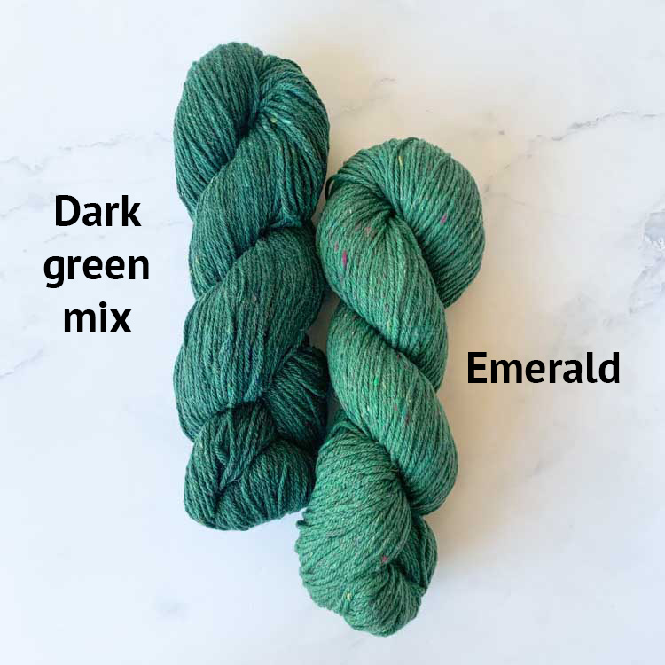 relove wool groene kleuren gerecyclede wol