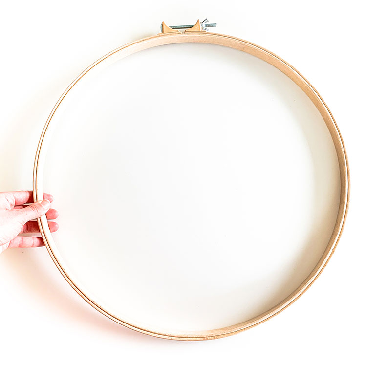 giant embroidery hoop 45 cm