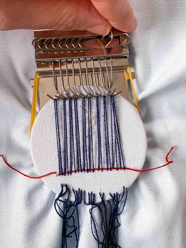 how to use the speedweave loom darning for beginners