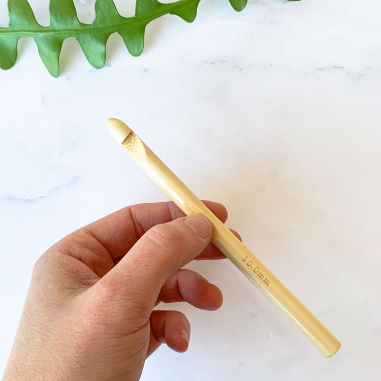 bamboe haaknaald 10mm