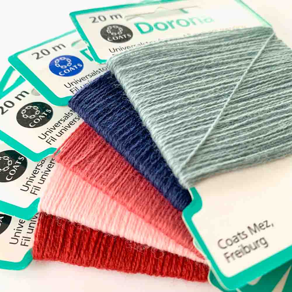 Dorona mending wool set of 5 colors 516