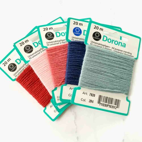 Dorona mending wool set of 5 colors 516