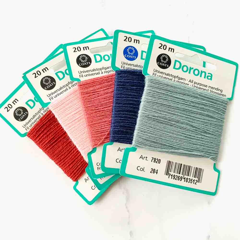 Dorona mending wool set of 5 colors 516