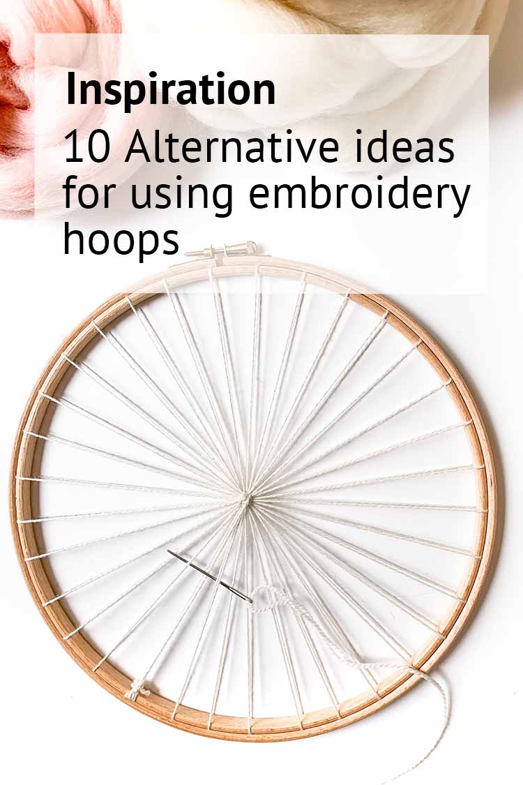 10 alternative ideas for using embroidery hoop