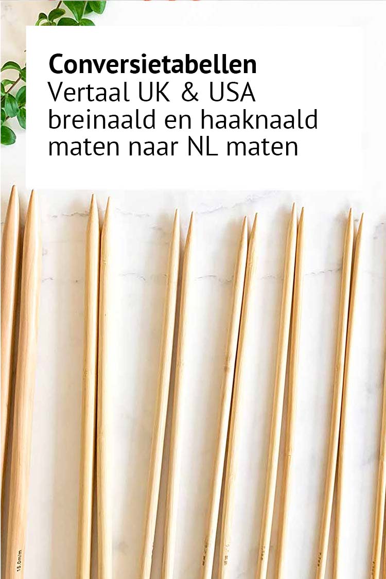 breinaalden maten omzettabel europa vs en vk