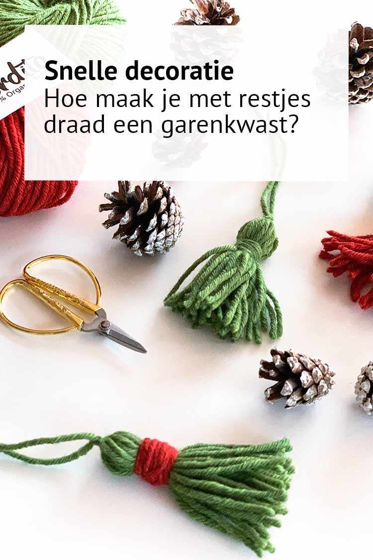 Hoe je een garenkwastje maakt