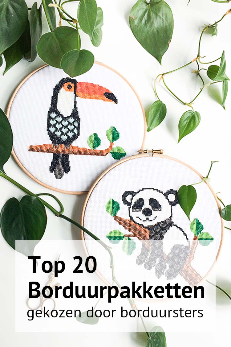 top 20 kruissteek borduurpakketten gekozen door borduursters