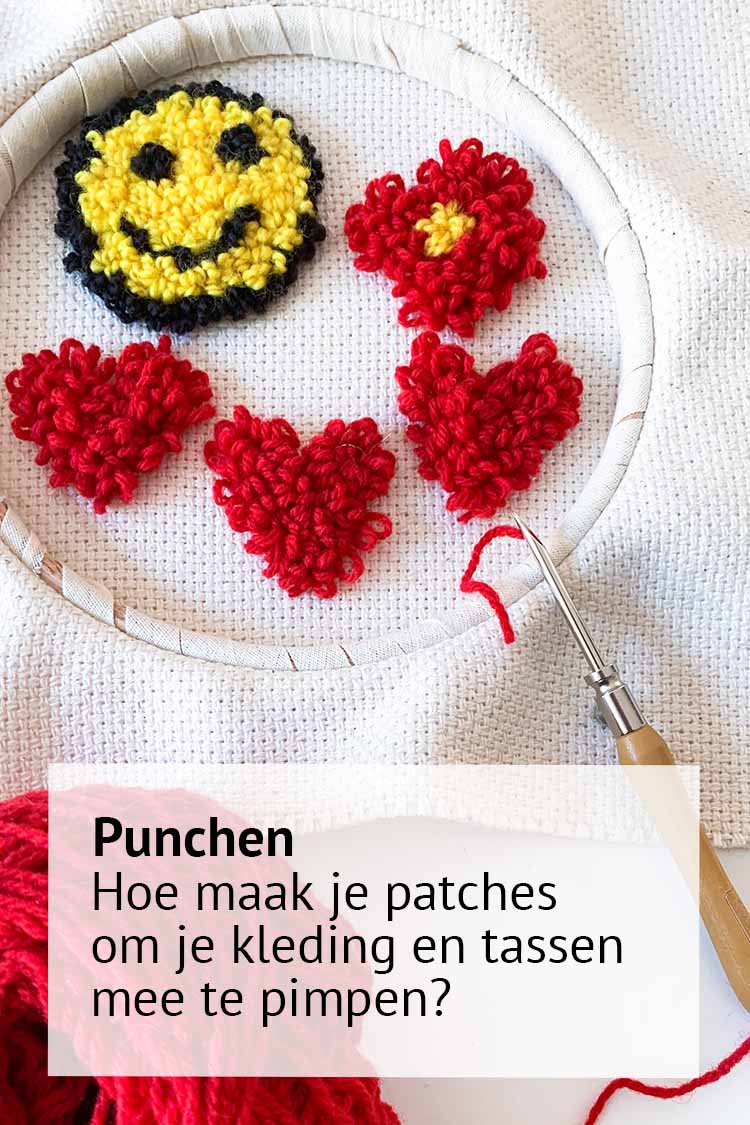 Tutorial hoe je gepunchte patches maakt