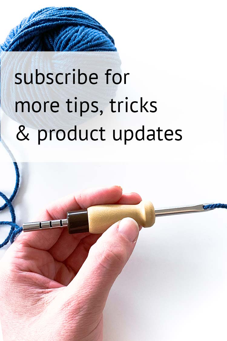 how to use the adjustable punch needle chunky yarn punch needle newsletter