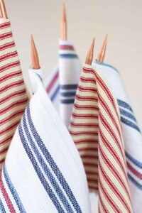easy diy 4th of july decoration mini fabric flags