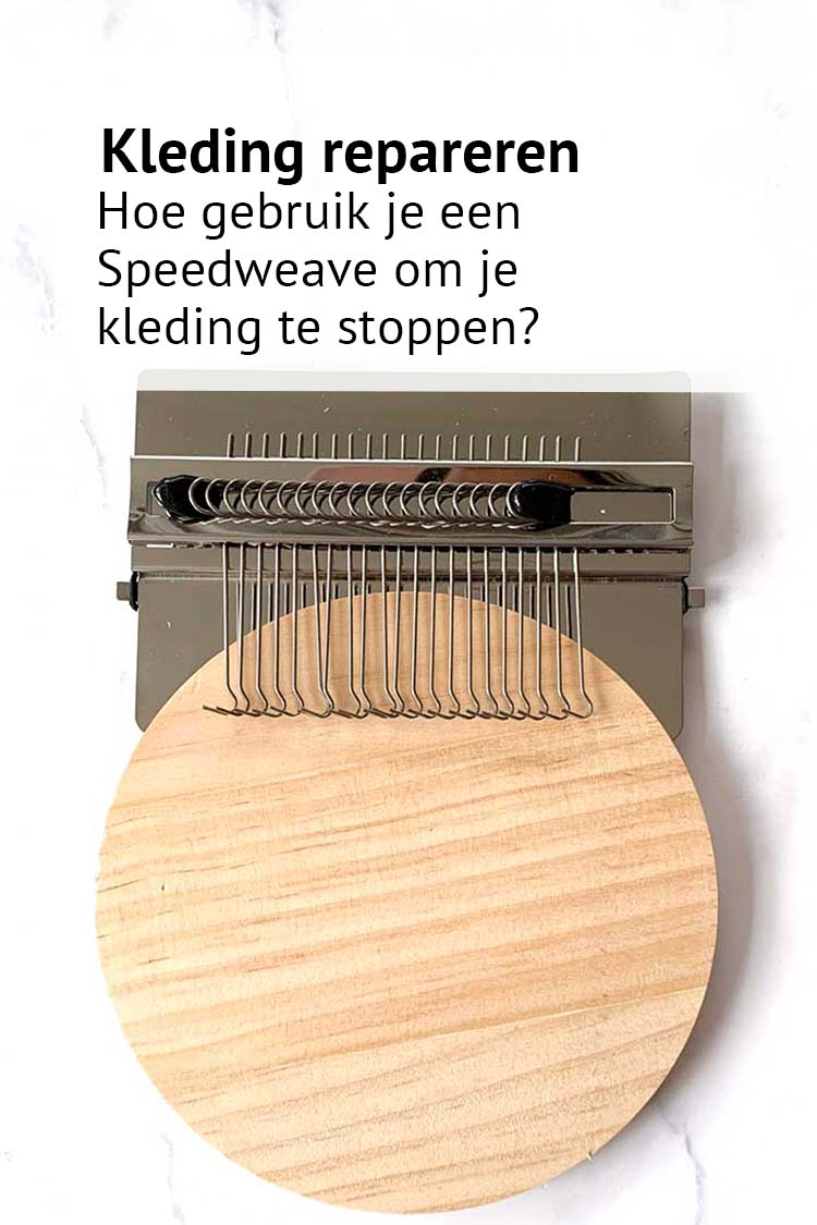 Hoe gebruik je een speedweave om je kleding te stoppen