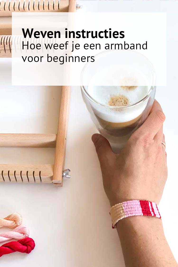 hoe weef je een armband stap voor stap