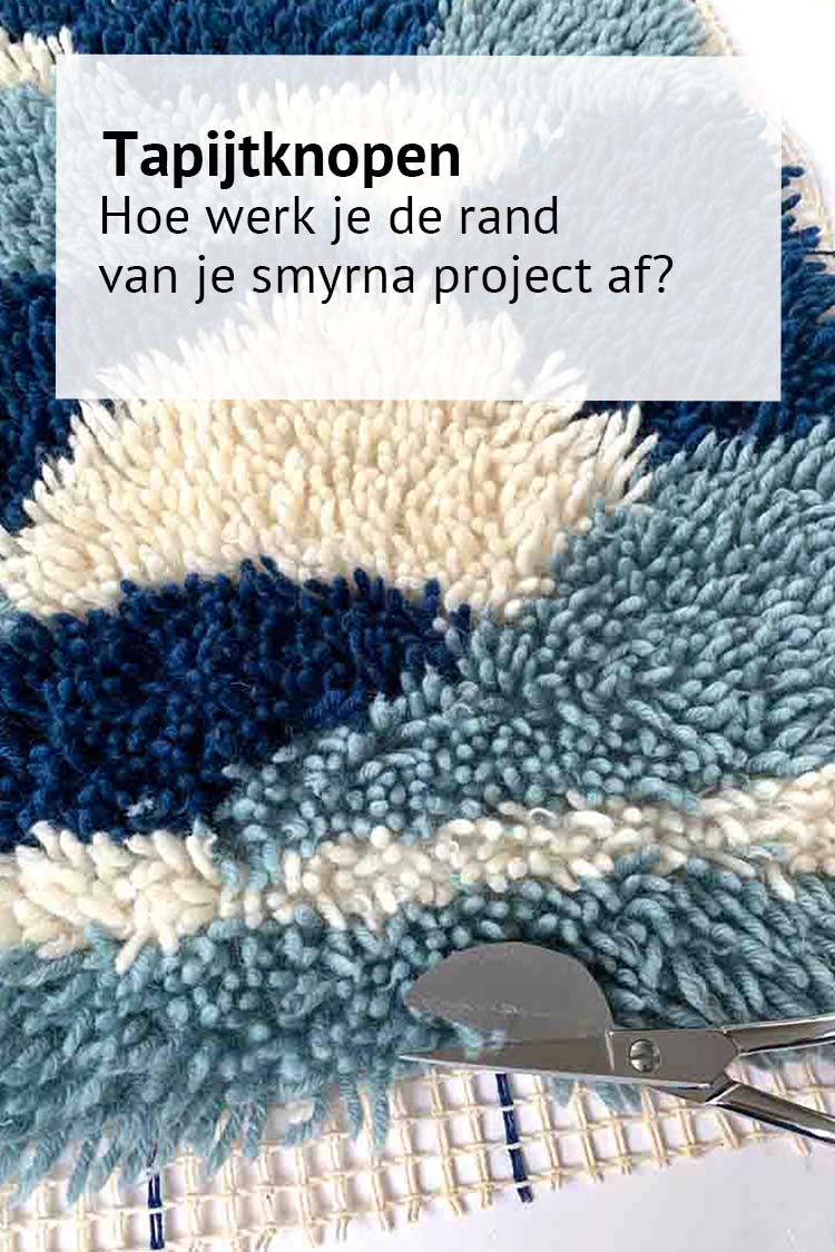 blog how to finish edge of latch hook project and turn it into a cushion cover