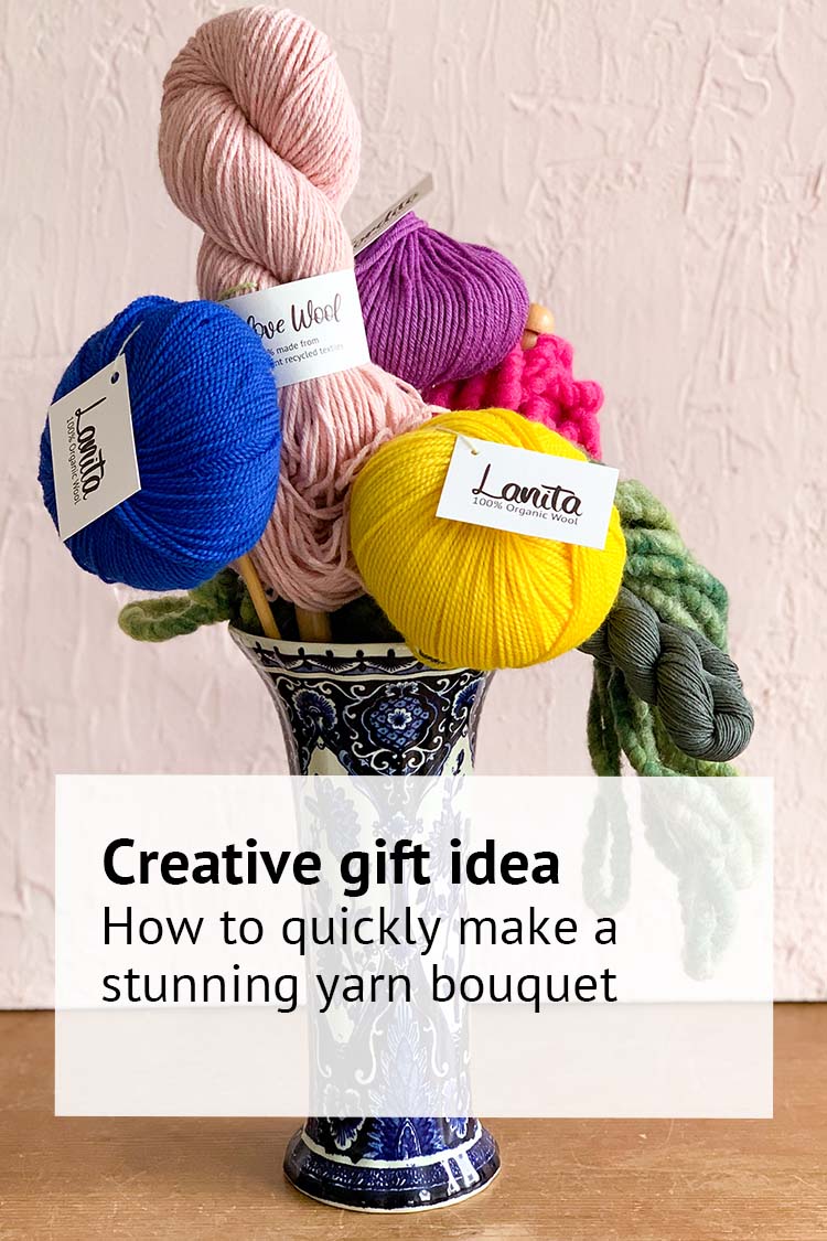 how to make a yarn bouquet creative gift ideas