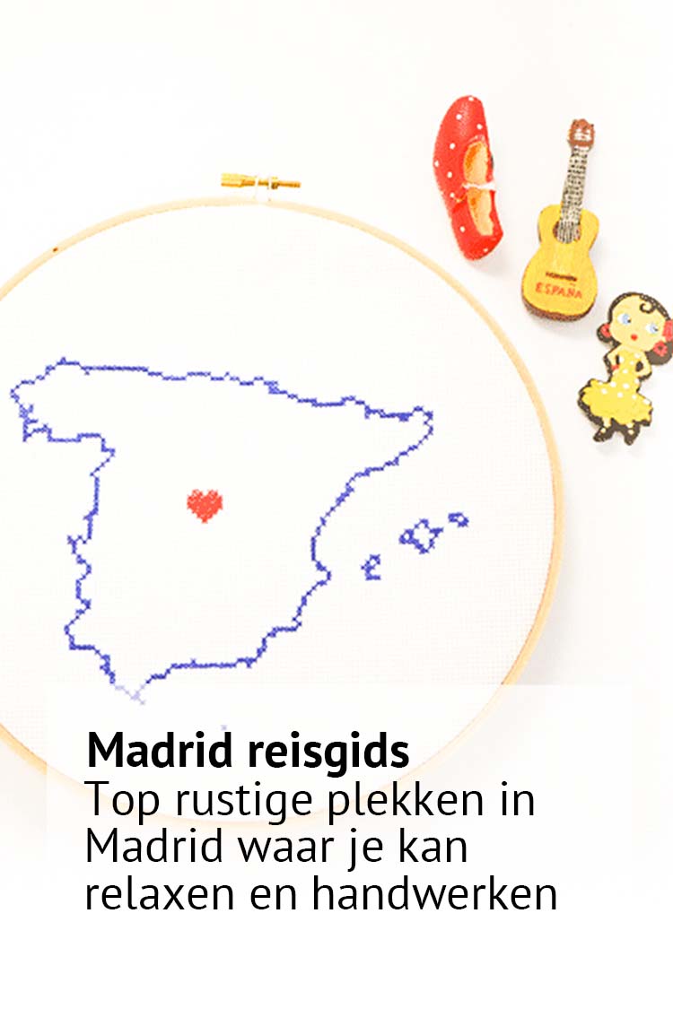 Borduren in madrid rustige plekken om te kruissteek borduren