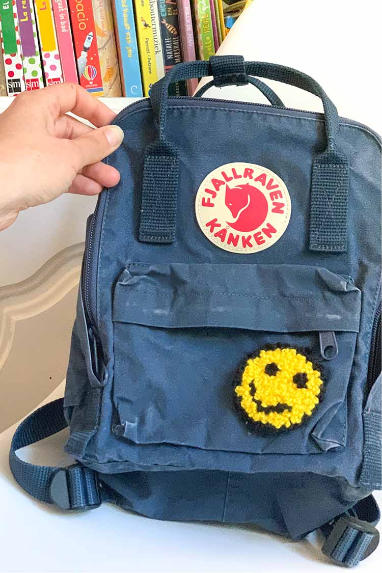 completed punch patch backpack completed punch patch backpack