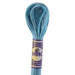 DMC Color Variations Embroidery floss skeins | Multi-colored embroidery yarn per skein of 8m - DMC 4025 Caribbean Bay