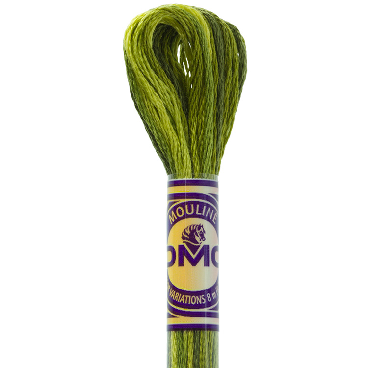 DMC 4066 Fresh Cut Grass color variations borduurgaren