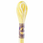 DMC Color Variations Embroidery floss skeins | Multi-colored embroidery yarn per skein of 8m - DMC 4077 Morning Sunshine