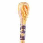 DMC Color Variations Embroidery floss skeins | Multi-colored embroidery yarn per skein of 8m - DMC 4100 Summer Breeze