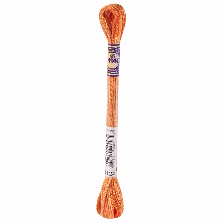 DMC Color Variations borduurgaren strengen | Multi-color borduurgaren per streng van 8 m - DMC 4124 Bonfire