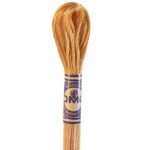 DMC Color Variations Embroidery floss skeins | Multi-colored embroidery yarn per skein of 8m - DMC 4128 Gold Coast
