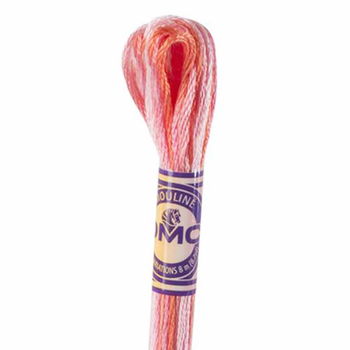 DMC Color Variations borduurgaren strengen | Multi-color borduurgaren per streng van 8 m - DMC 4190 Ocean Coral