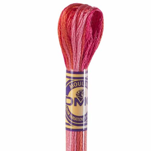 DMC Color Variations borduurgaren strengen | Multi-color borduurgaren per streng van 8 m - DMC 4200 Wild Fire