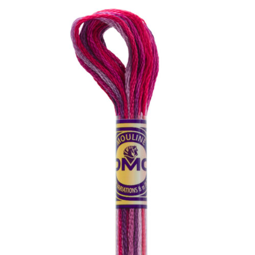 dmc 4211 azalea meerkleurig borduurzijde DMC color variations borduurgaren