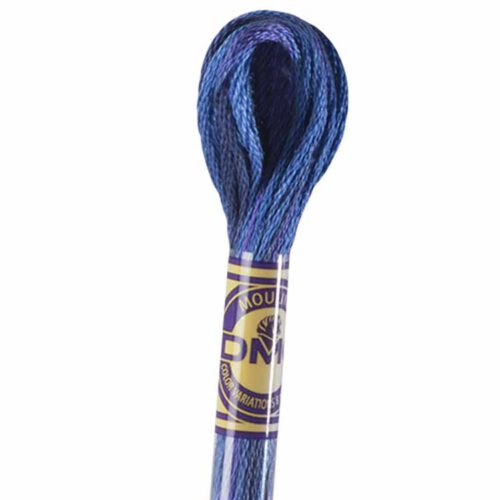 DMC Color Variations borduurgaren strengen | Multi-color borduurgaren per streng van 8 m - DMC 4240 Mid Summer Night