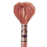 DMC Light Effects borduurgaren per streng van 8 m - E301 Metallic mahogany