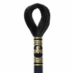 DMC Light Effects borduurgaren per streng van 8 m - E310 Metallic zwart