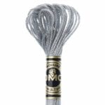 DMC Light Effects borduurgaren per streng van 8 m - E415 Metallic parelgrijs