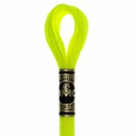 DMC Light Effects borduurgaren per streng van 8 m - E980 neongeel