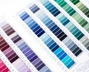 dmc mouline kleurenkaart met echt garen