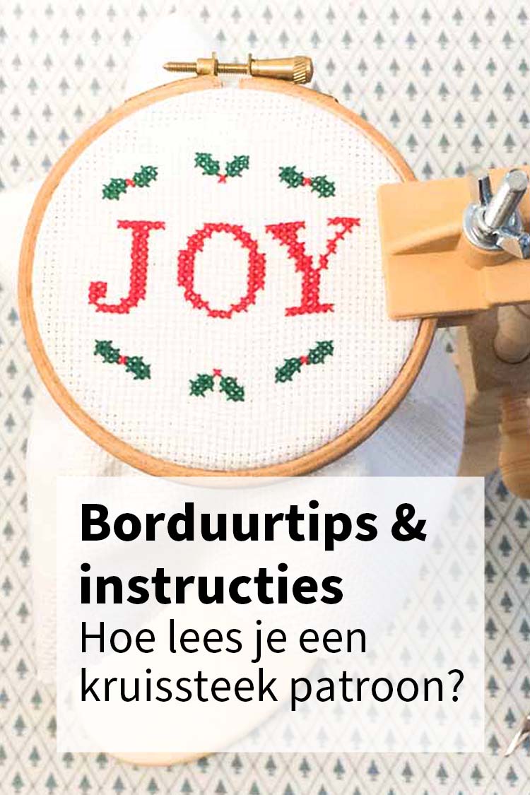 Hoe lees je een borduurpatroon tutorial