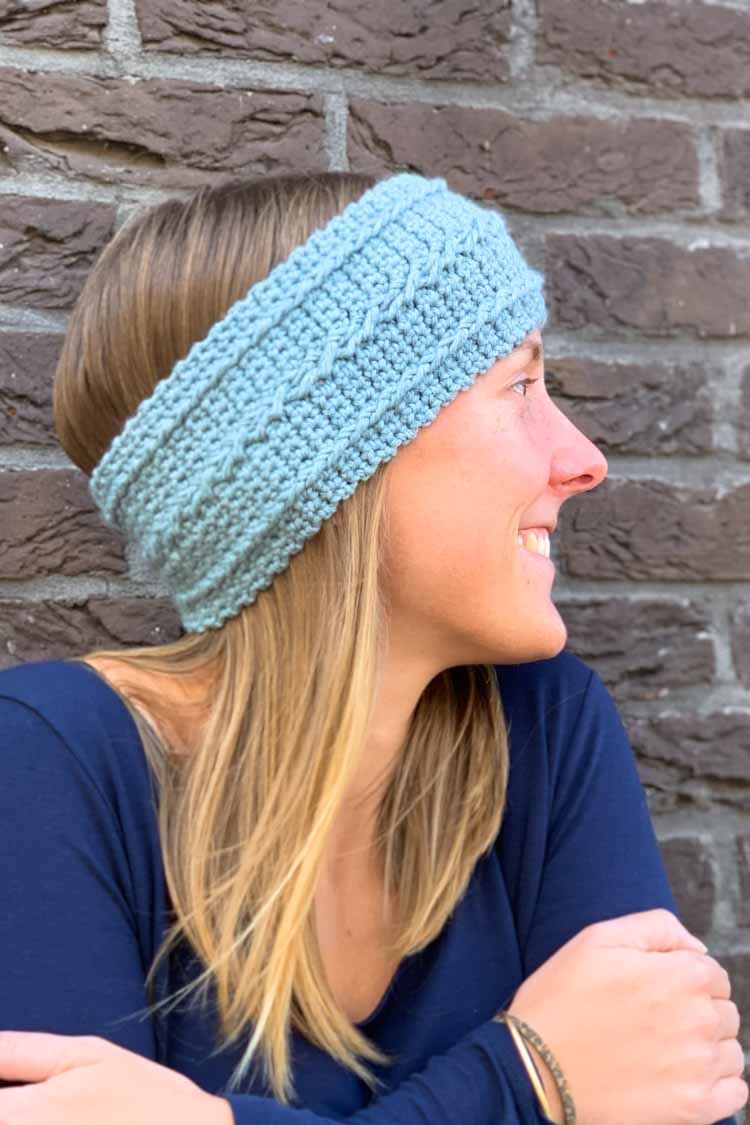 how to crochet a head band step by step-2