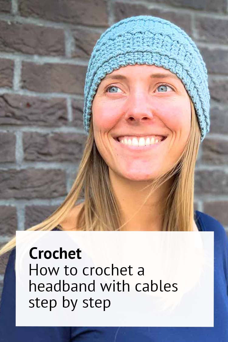how to crochet a headband with cables blog