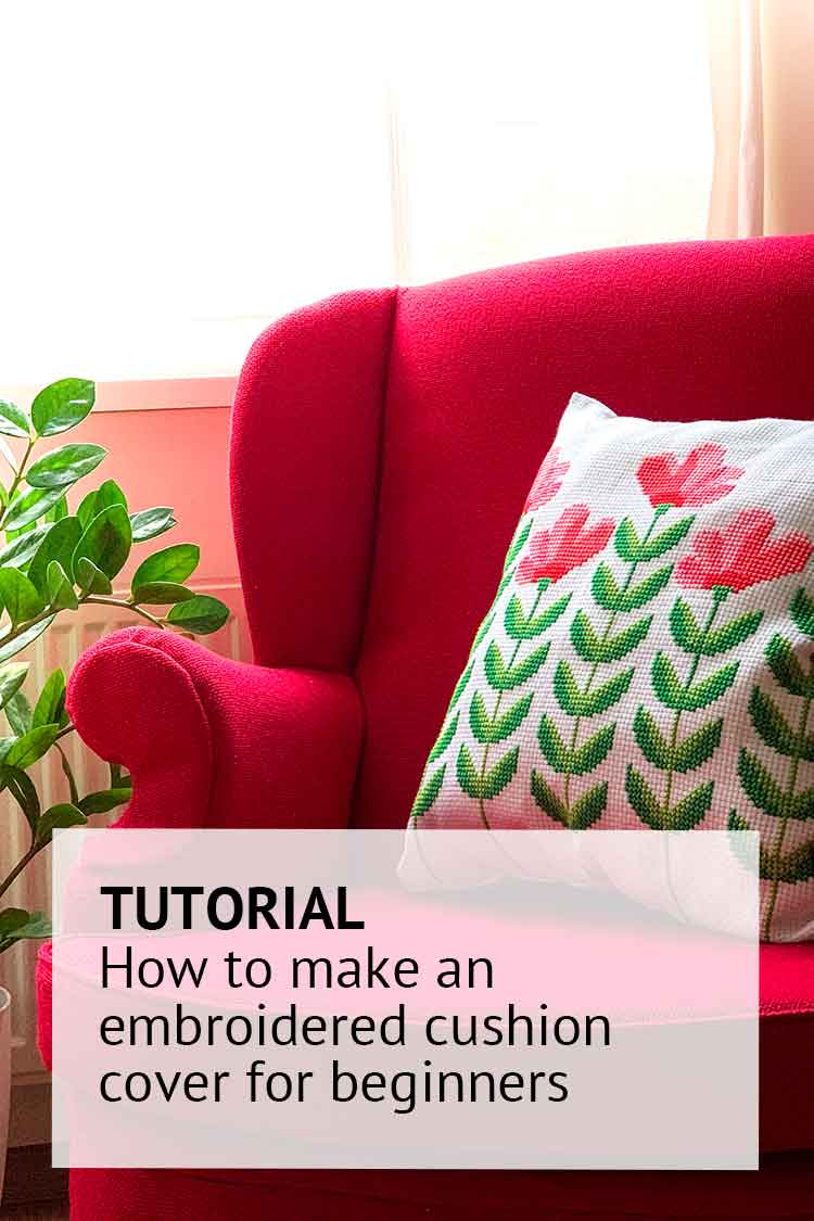how to make a cushion cover instructions