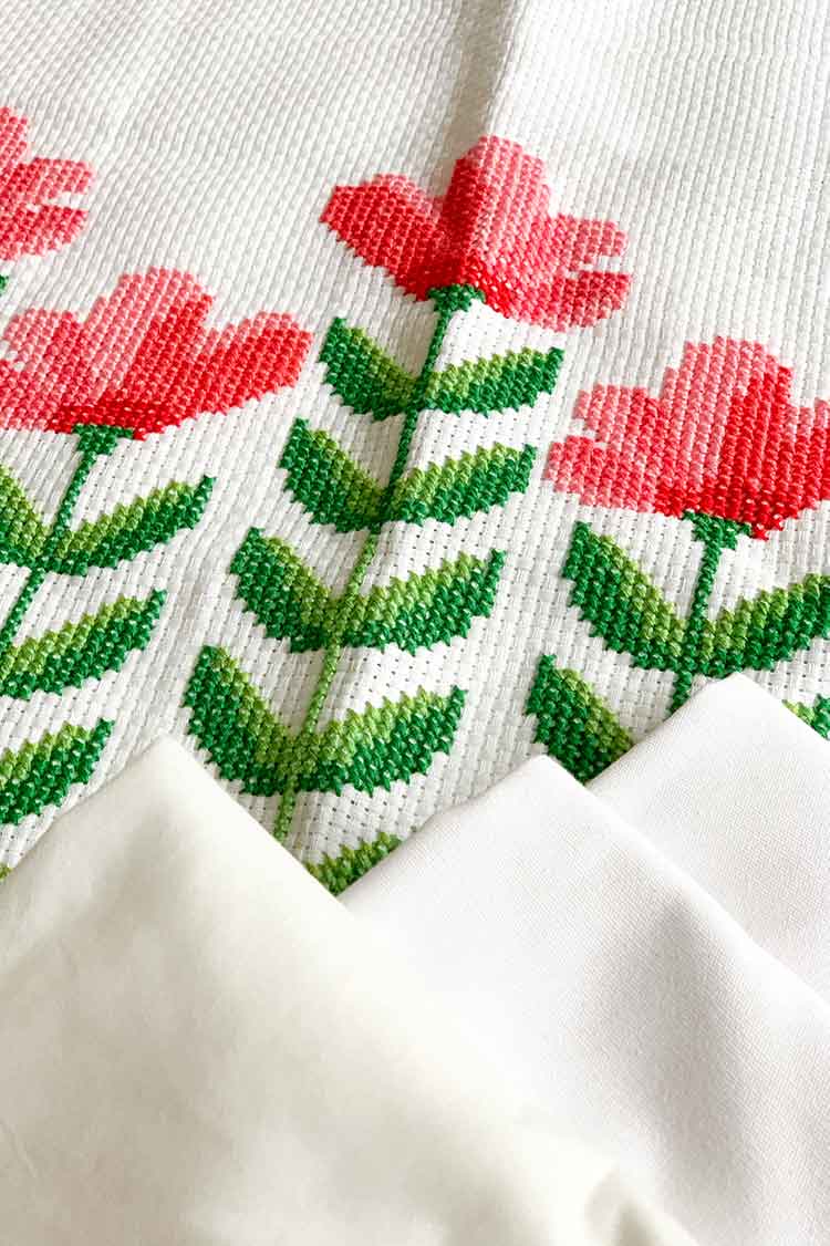 how to make a cushion cover